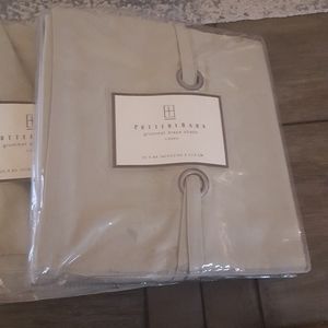 6.) Taupe Grommet Drape Shade